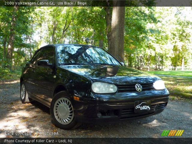 2000 Volkswagen Cabrio GL in Uni Black