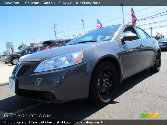 2008 Pontiac G6 Sedan in Dark Steel Gray Metallic