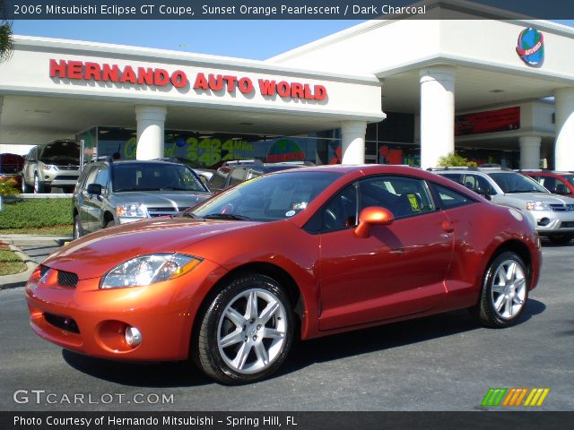 2006 Mitsubishi Eclipse GT Coupe in Sunset Orange Pearlescent