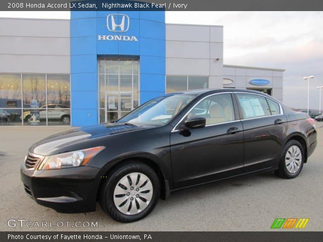 2008 Honda Accord LX Sedan in Nighthawk Black Pearl