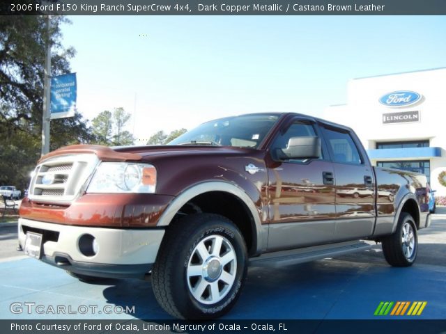 2006 Ford F150 King Ranch SuperCrew 4x4 in Dark Copper Metallic