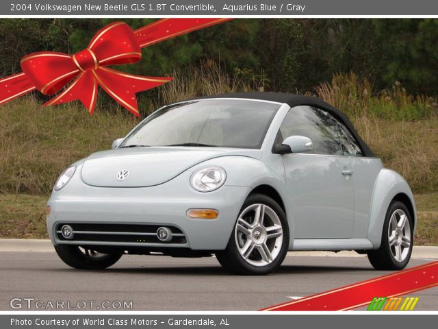 2004 Volkswagen New Beetle GLS 1.8T Convertible in Aquarius Blue