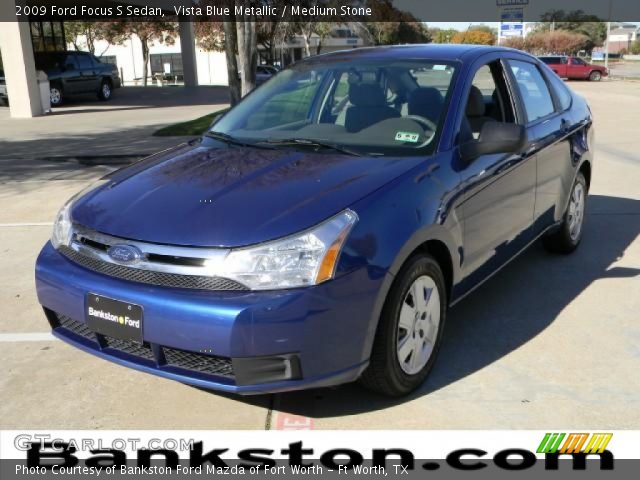 2009 Ford Focus S Sedan in Vista Blue Metallic