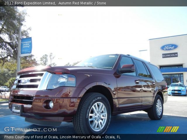 2012 Ford Expedition Limited in Autumn Red Metallic