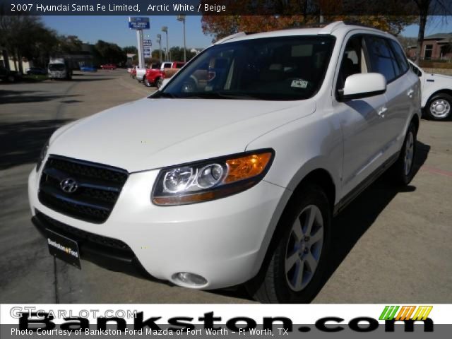2007 Hyundai Santa Fe Limited in Arctic White