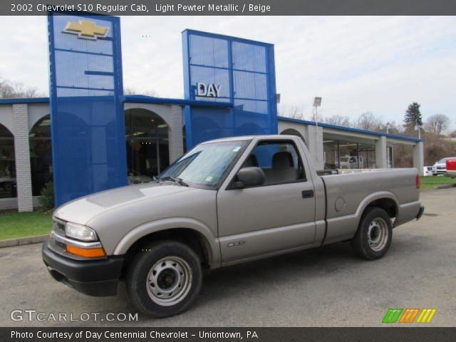 2002 Chevrolet S10 Regular Cab in Light Pewter Metallic