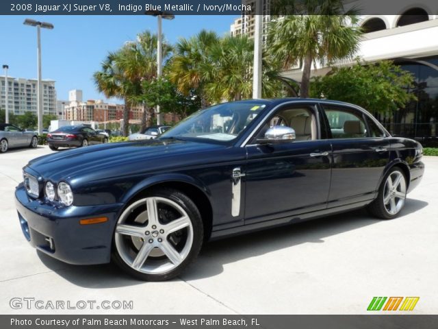 2008 Jaguar XJ Super V8 in Indigo Blue Metallic