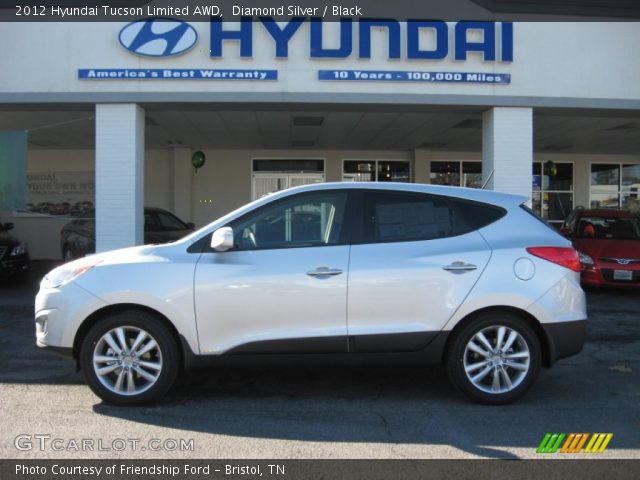 2012 Hyundai Tucson Limited AWD in Diamond Silver