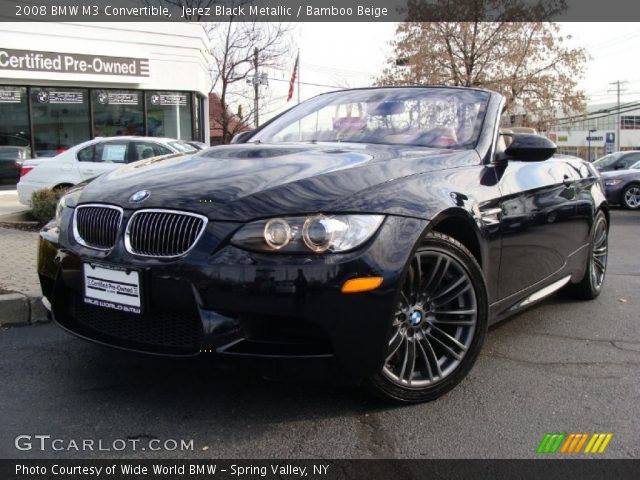 2008 BMW M3 Convertible in Jerez Black Metallic
