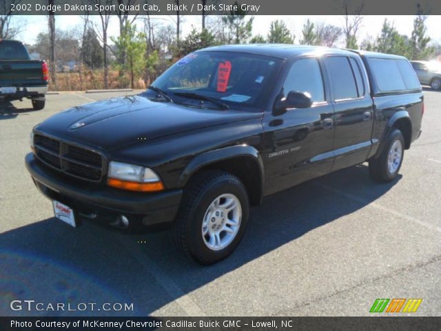 2002 Dodge Dakota Sport Quad Cab in Black