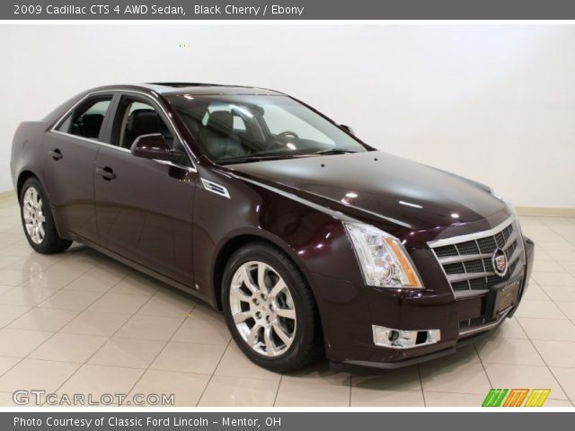 2009 Cadillac CTS 4 AWD Sedan in Black Cherry