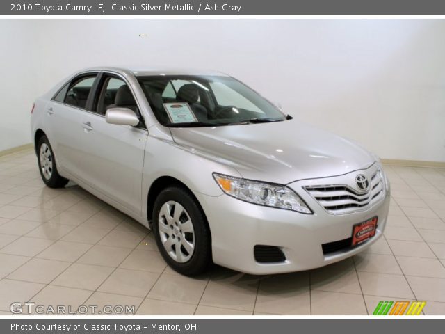 2010 Toyota Camry LE in Classic Silver Metallic