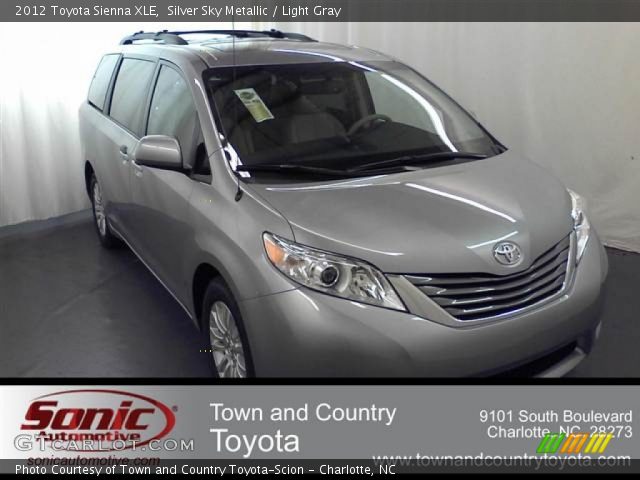 2012 Toyota Sienna XLE in Silver Sky Metallic