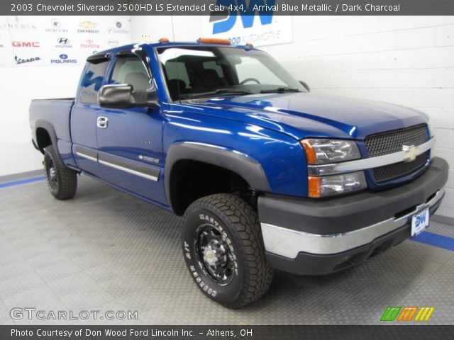 2003 Chevrolet Silverado 2500HD LS Extended Cab 4x4 in Arrival Blue Metallic
