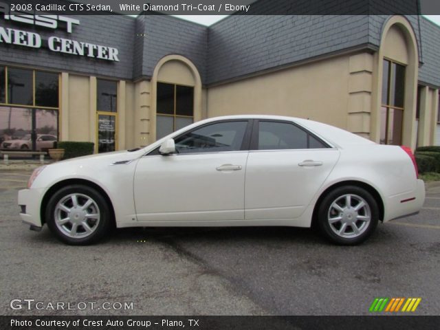 2008 Cadillac CTS Sedan in White Diamond Tri-Coat