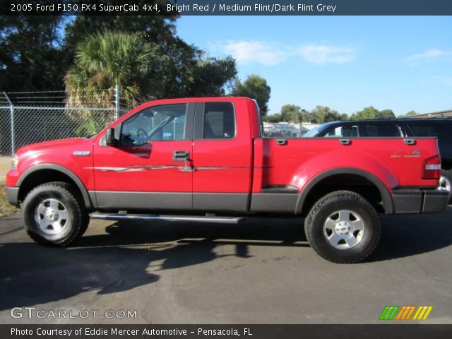 2005 Ford F150 FX4 SuperCab 4x4 in Bright Red