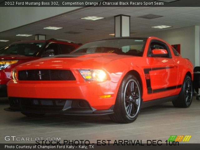 2012 Ford Mustang Boss 302 in Competition Orange