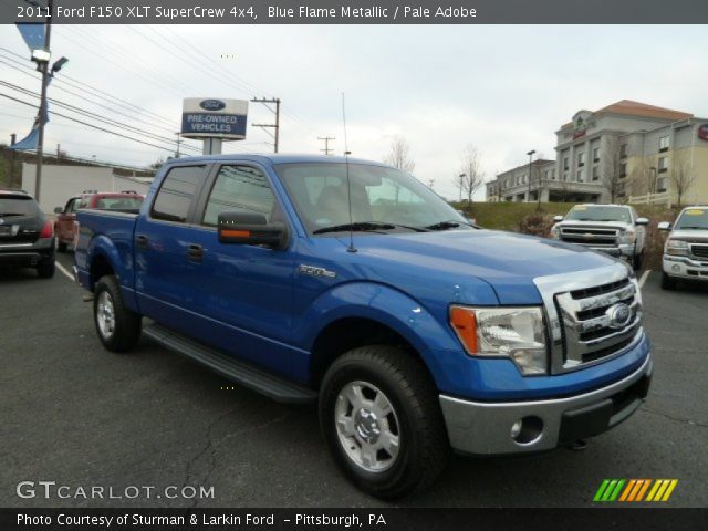 2011 Ford F150 XLT SuperCrew 4x4 in Blue Flame Metallic
