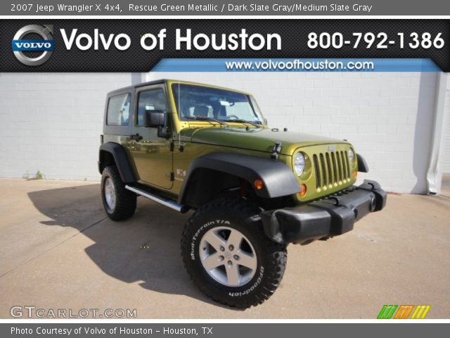 2007 Jeep Wrangler X 4x4 in Rescue Green Metallic