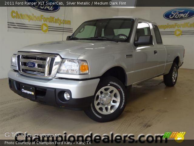 2011 Ford Ranger XLT SuperCab in Silver Metallic