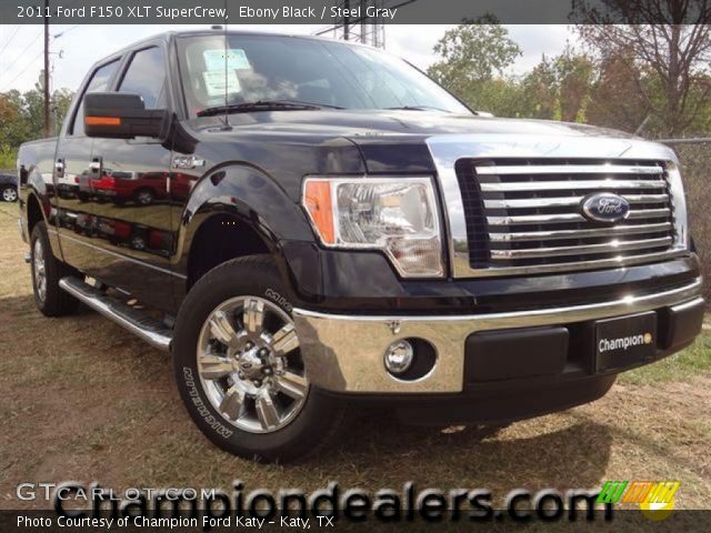 2011 Ford F150 XLT SuperCrew in Ebony Black
