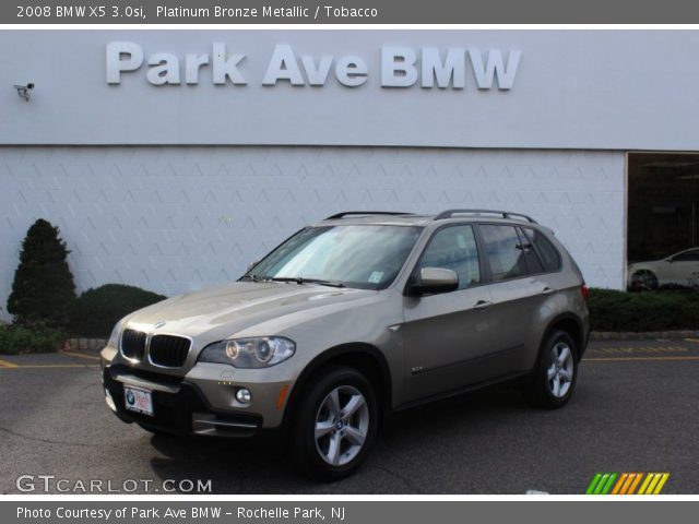 2008 BMW X5 3.0si in Platinum Bronze Metallic