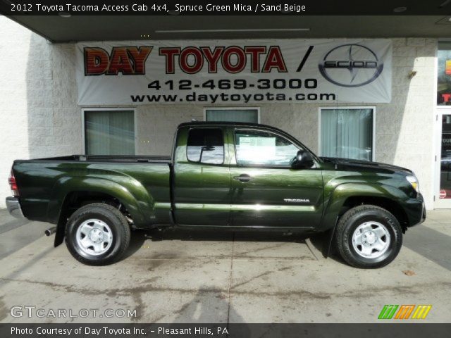 2012 Toyota Tacoma Access Cab 4x4 in Spruce Green Mica