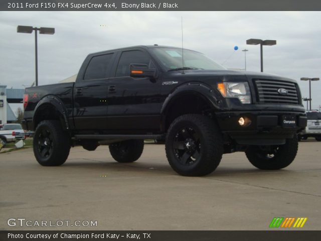 2011 Ford F150 FX4 SuperCrew 4x4 in Ebony Black