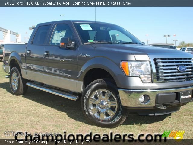2011 Ford F150 XLT SuperCrew 4x4 in Sterling Grey Metallic