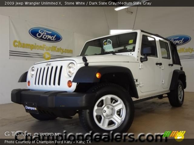 2009 Jeep Wrangler Unlimited X in Stone White