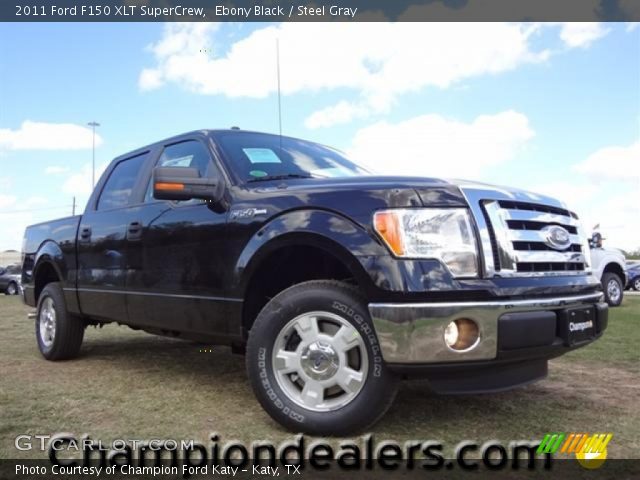 2011 Ford F150 XLT SuperCrew in Ebony Black