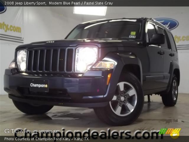 2008 Jeep Liberty Sport in Modern Blue Pearl