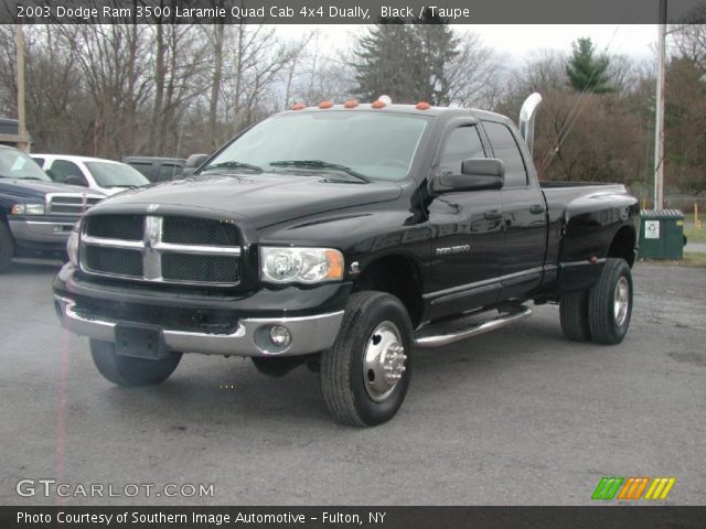 2003 Dodge Ram 3500 Laramie Quad Cab 4x4 Dually in Black