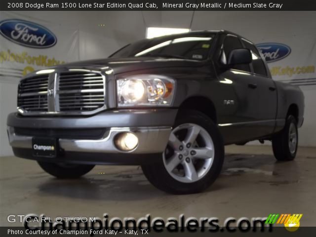 2008 Dodge Ram 1500 Lone Star Edition Quad Cab in Mineral Gray Metallic