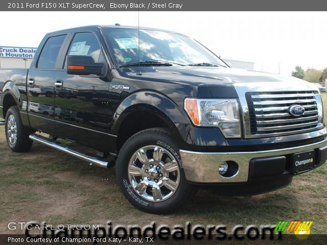 2011 Ford F150 XLT SuperCrew in Ebony Black