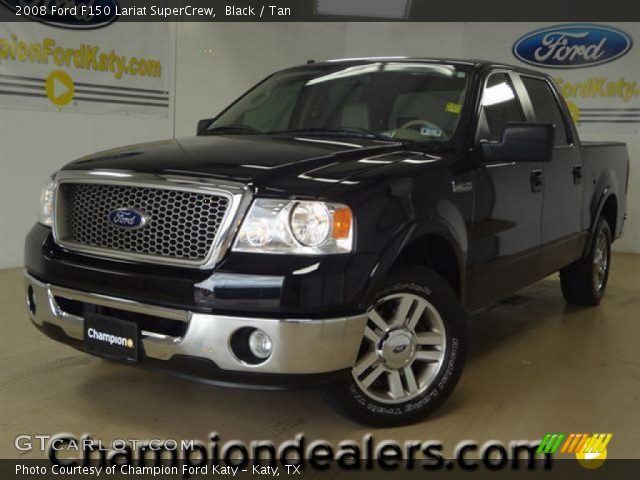 2008 Ford F150 Lariat SuperCrew in Black