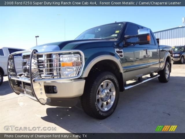 2008 Ford F250 Super Duty King Ranch Crew Cab 4x4 in Forest Green Metallic