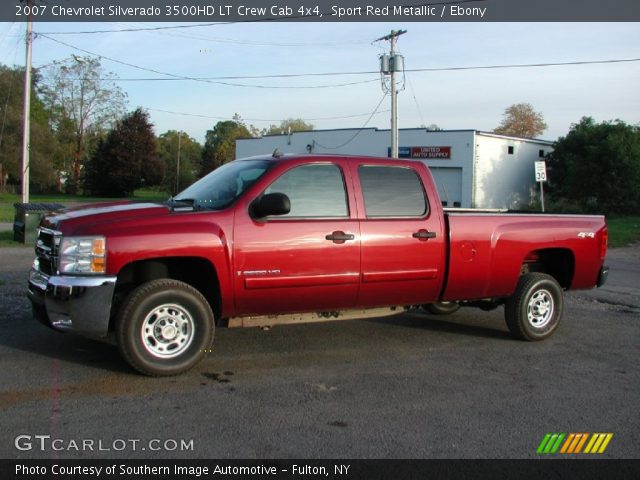 2007 Chevrolet Silverado 3500HD LT Crew Cab 4x4 in Sport Red Metallic