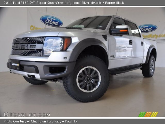 2011 Ford F150 SVT Raptor SuperCrew 4x4 in Ingot Silver Metallic