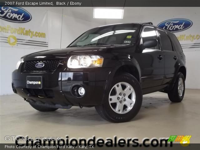 2007 Ford Escape Limited in Black