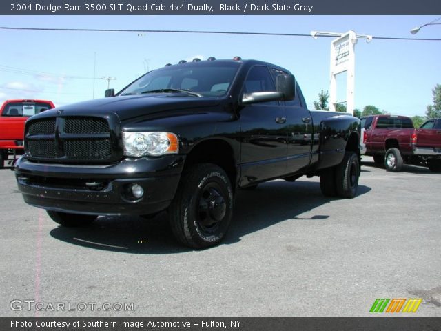 2004 Dodge Ram 3500 SLT Quad Cab 4x4 Dually in Black