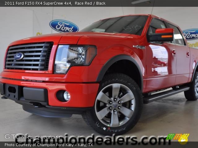 2011 Ford F150 FX4 SuperCrew 4x4 in Race Red