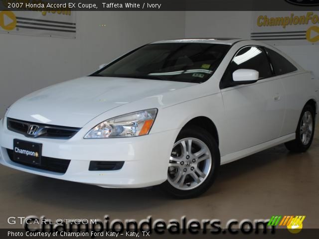 2007 Honda Accord EX Coupe in Taffeta White