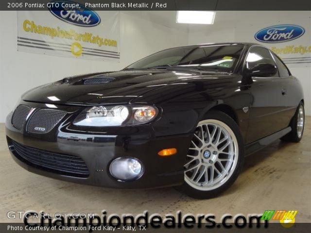 2006 Pontiac GTO Coupe in Phantom Black Metallic