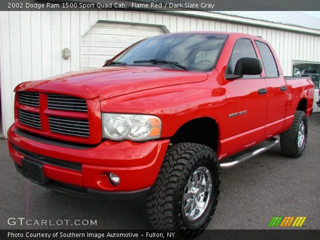 2002 Dodge Ram 1500 Sport Quad Cab in Flame Red