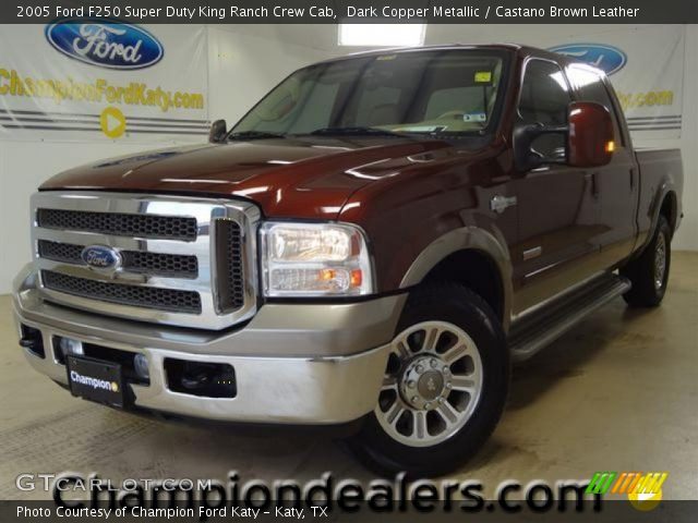2005 Ford F250 Super Duty King Ranch Crew Cab in Dark Copper Metallic