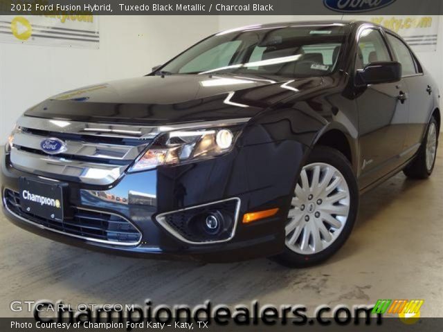 2012 Ford Fusion Hybrid in Tuxedo Black Metallic