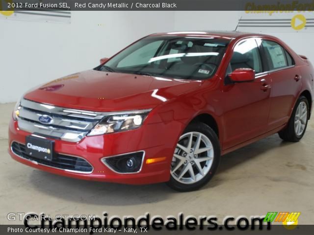 2012 Ford Fusion SEL in Red Candy Metallic