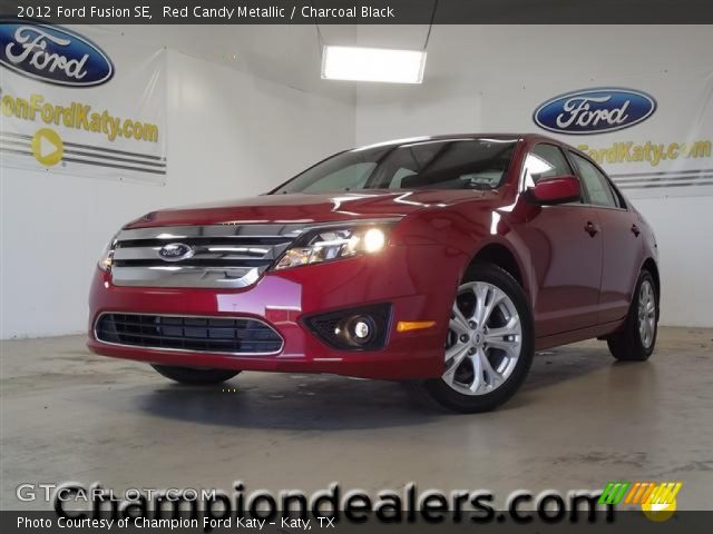 2012 Ford Fusion SE in Red Candy Metallic