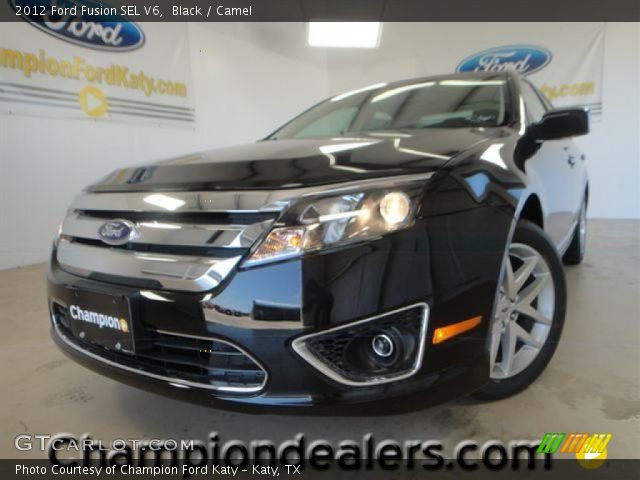 2012 Ford Fusion SEL V6 in Black